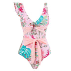 Siamese Conservative Flying Edge Covering Belly Thin Sexy Skirt Swimsuit Women Wrap Skirt Set Women Bella Mia