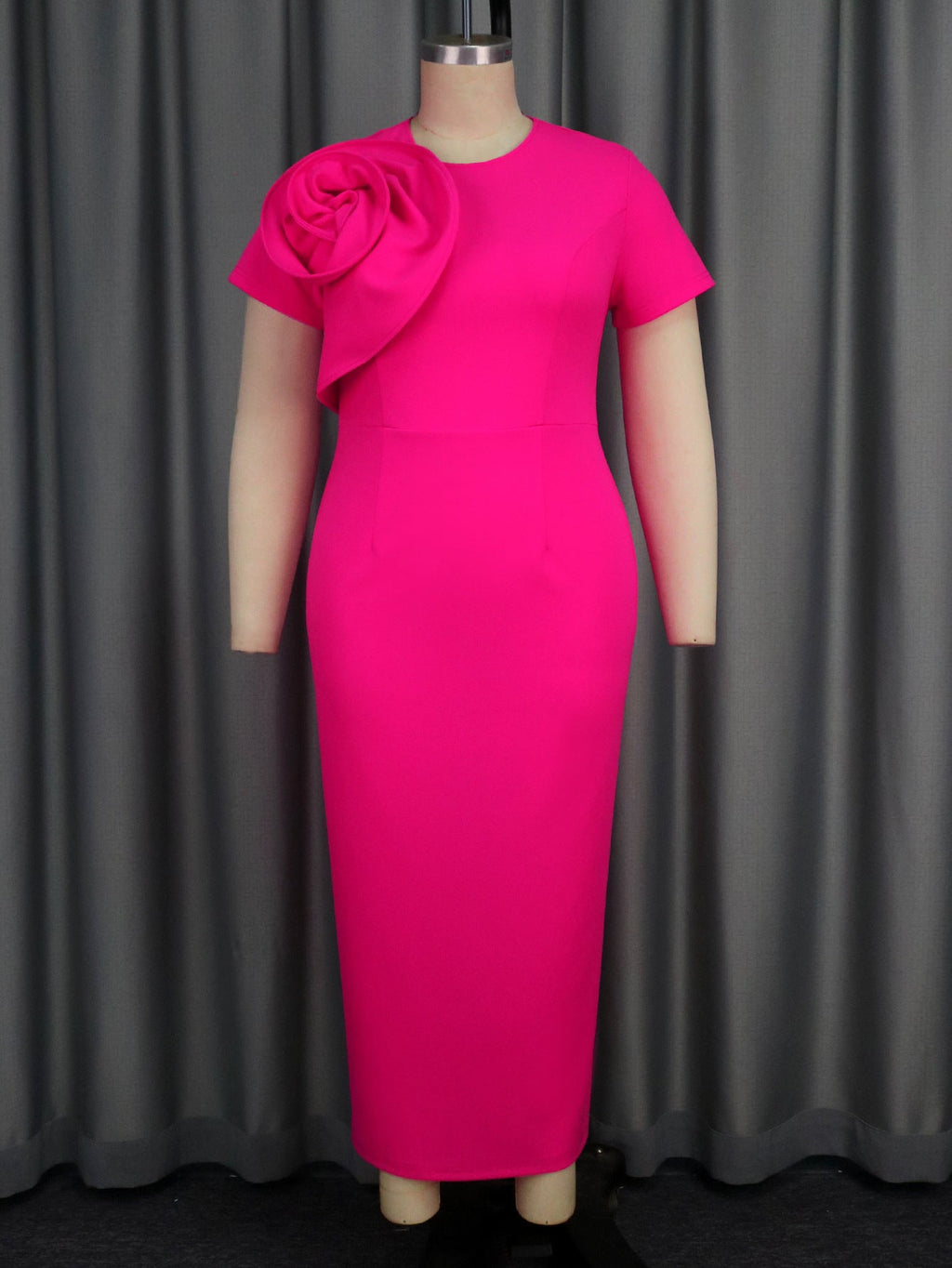 Women Summer Dress Party Solid Color Floral Dress Bella Mia