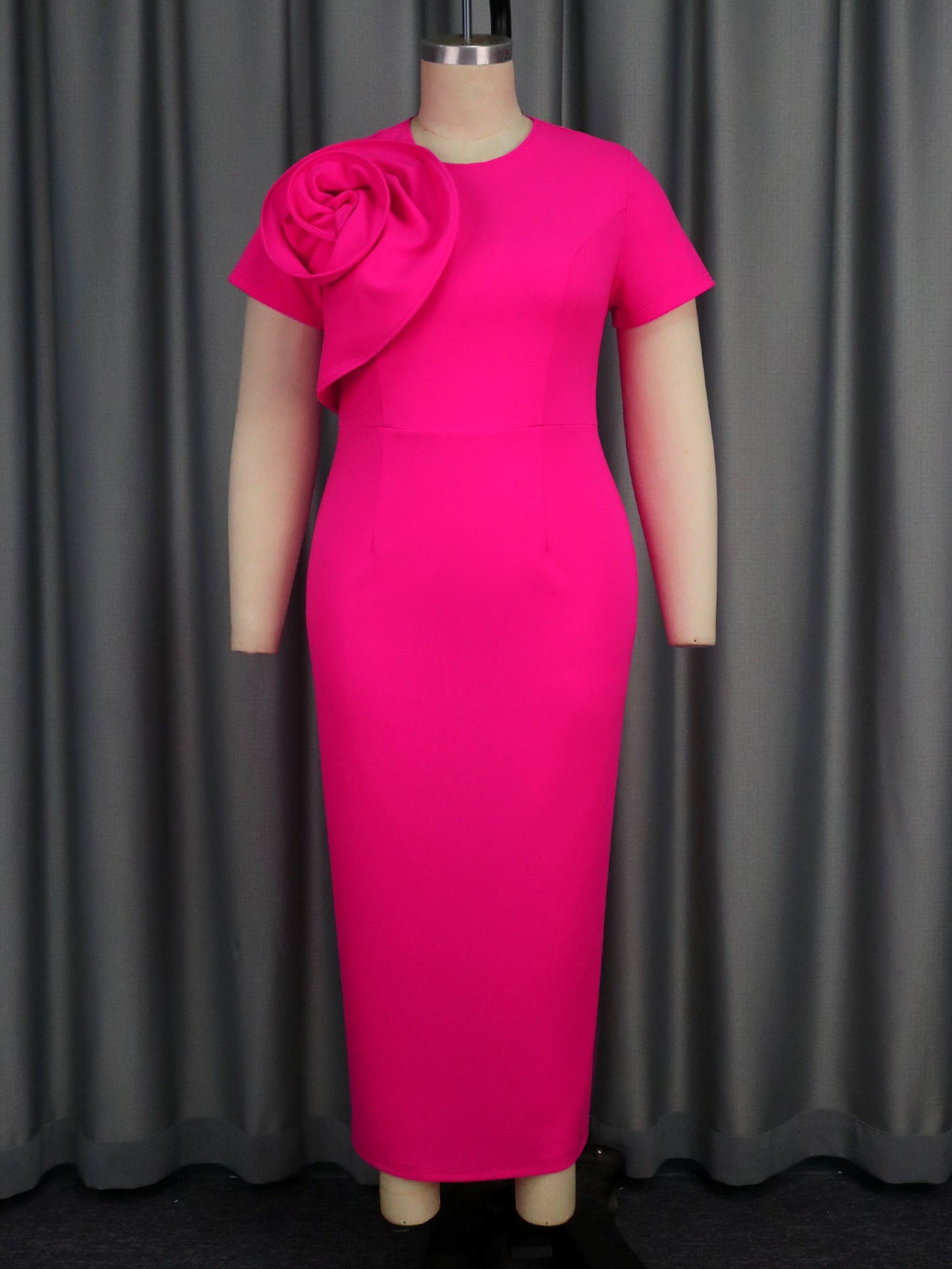 Women Summer Dress Party Solid Color Floral Dress Bella Mia