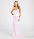 Women Clothing Party Floral Pink Sequin Sexy Dress Dress Evening Dress Bella Mia