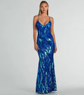 Women Party Sequined Sexy Formal Dress Dress Evening Dress Bella Mia