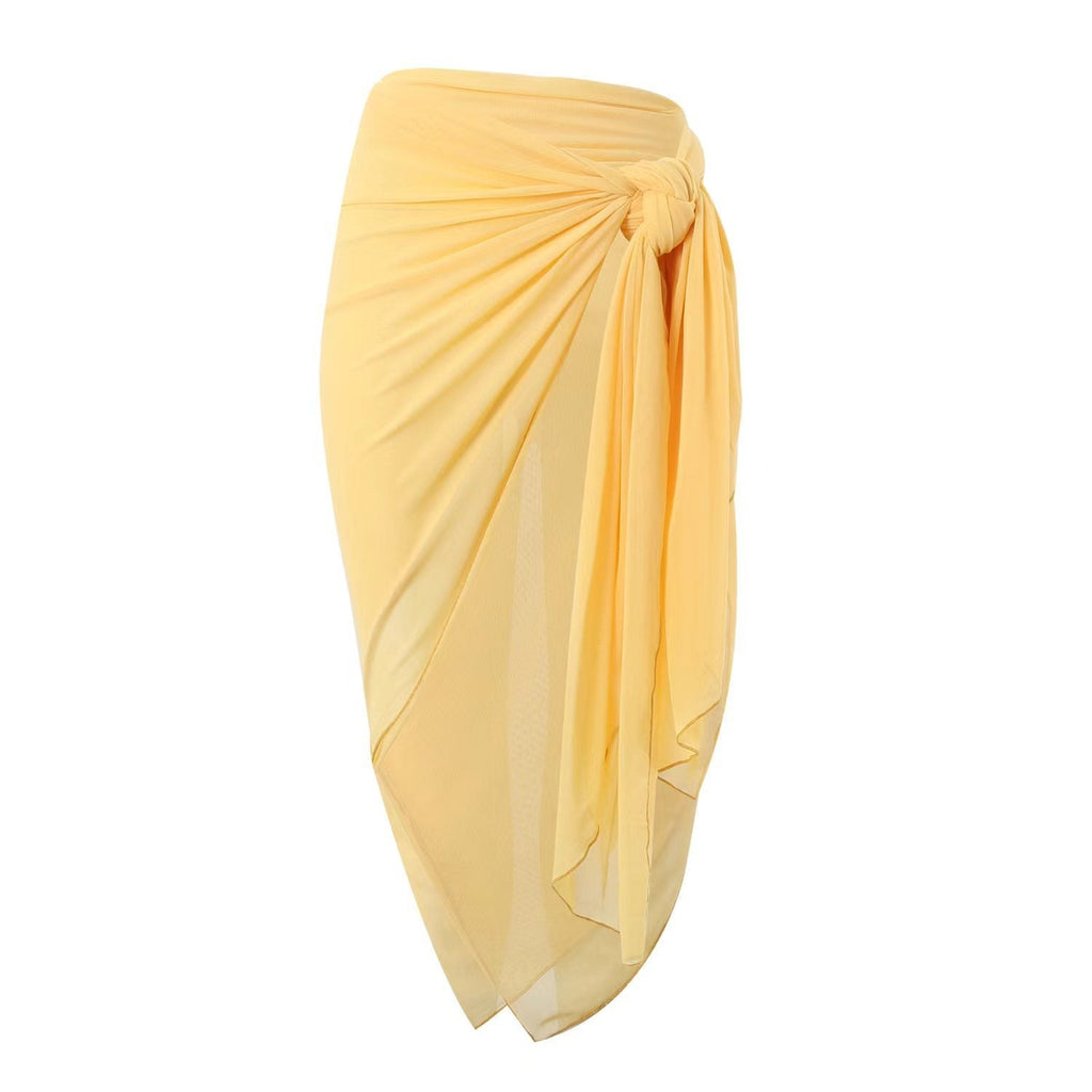 One Piece Swimsuit Women Conservatively Thin Vintage Printed Hard Bag Swimsuit with Steel Bracket Tulle Skirt Bella Mia