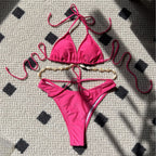 Plain Sexy Shell Chain Swimwear Swimsuit Bikini Bella Mia