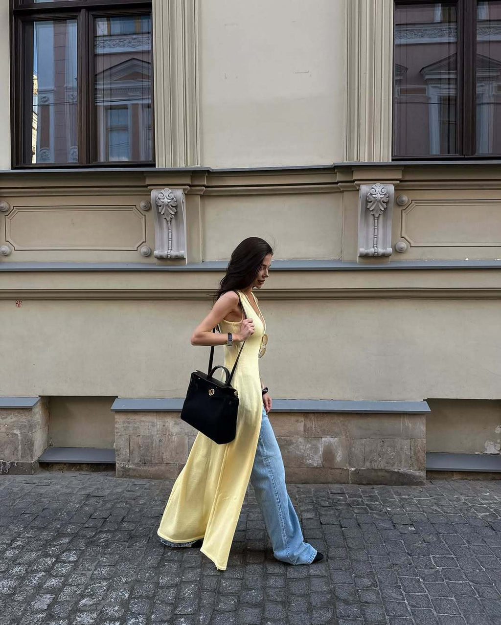 Sleeveless Design Split Long Upper Outer Garment Women Cardigan Breasted Coat Women Thin V neck Bella Mia
