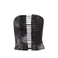 Summer Women Sexy Cutout Adult Lady like Woman Sexy off Shoulder Retro Tube Top Vest Bella Mia