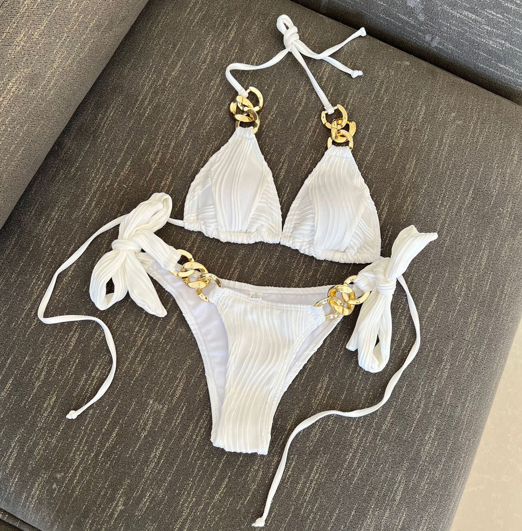 Sexy Split Swimsuit Chain Bikini Swimsuit Bikini Bella Mia