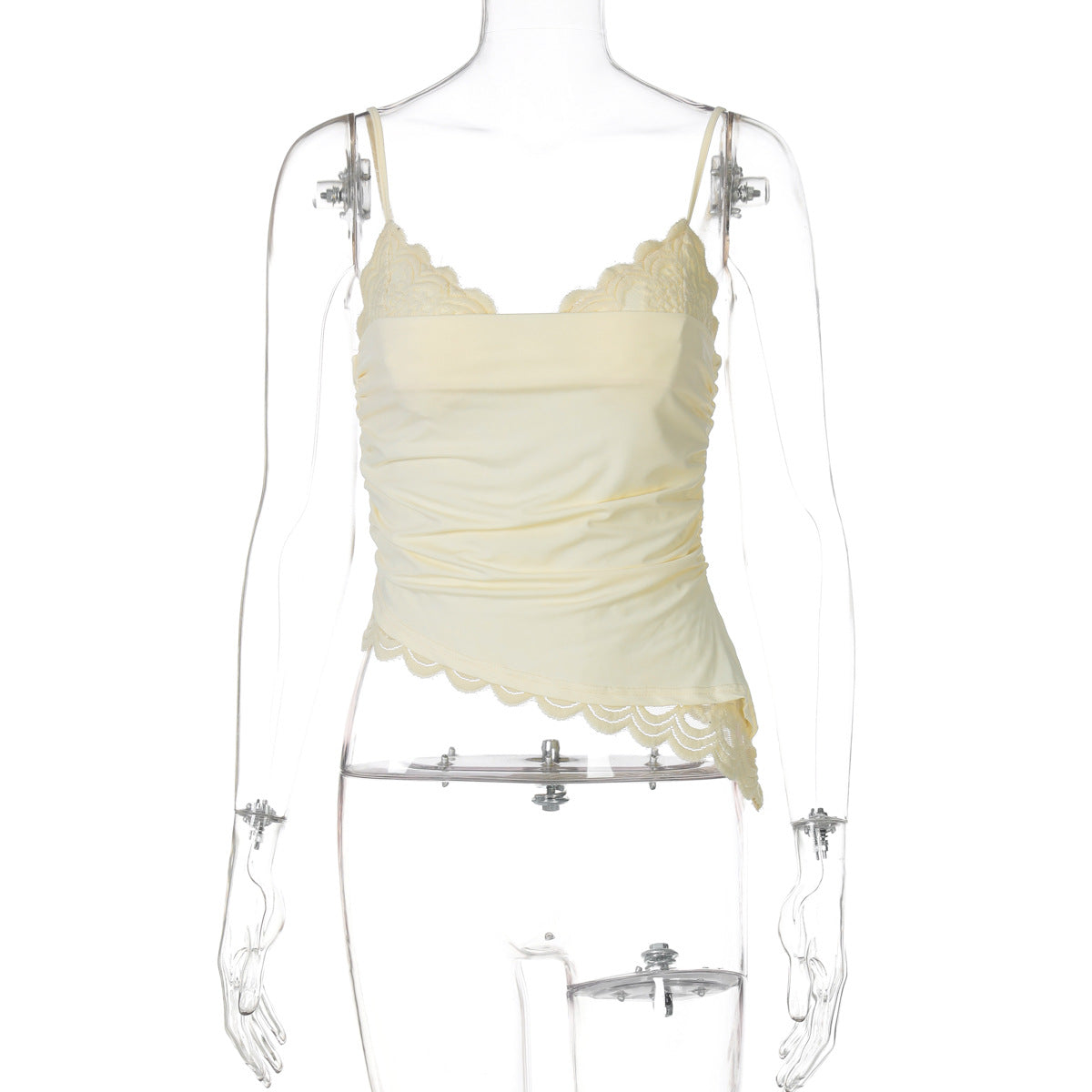 Women Wear Summer Sexy V neck Lace Lace Spaghetti Strap Tops Women Bella Mia