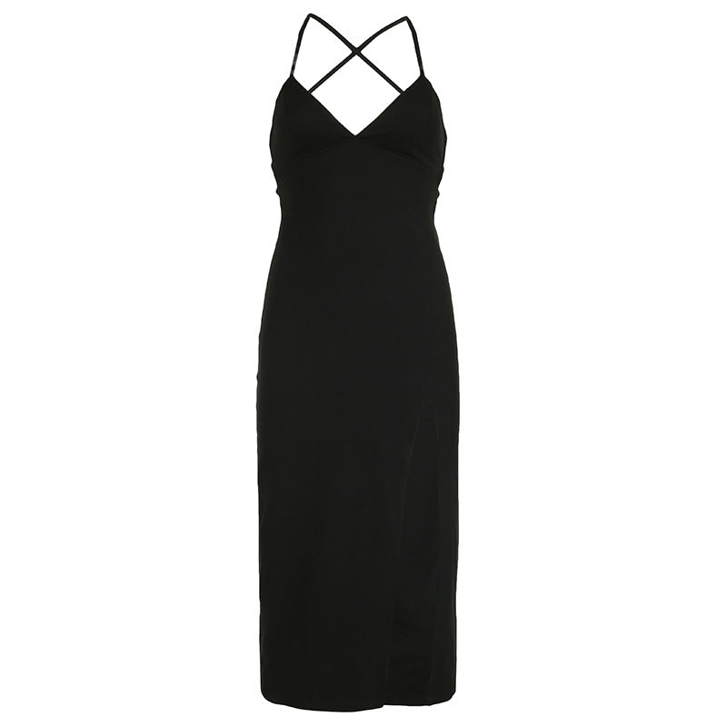 Women Clothing V neck Elegant Party Sling Maxi Dress Arrival Sexy Slit Dress Bella Mia