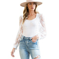 Sexy Tight Jumpsuit Women Spring Sexy Jumpsuit Lace Mesh Sleeves Integrated Cloth Bella Mia