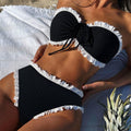 Single Swimsuit Women Seperated Swimwear Tube Top Sexy Bikini