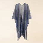 Street Spring Summer Sun Protection Solid Color Pearl Tassel Cardigan Shawl Bella Mia
