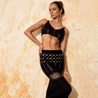 Beach Hollow Out Cutout out Suit Women Solid Color Knitted Sexy Bikini Swimsuit Blouse Sun Protective Clothing Crochet hook Crochet hook Crochet hook Bella Mia
