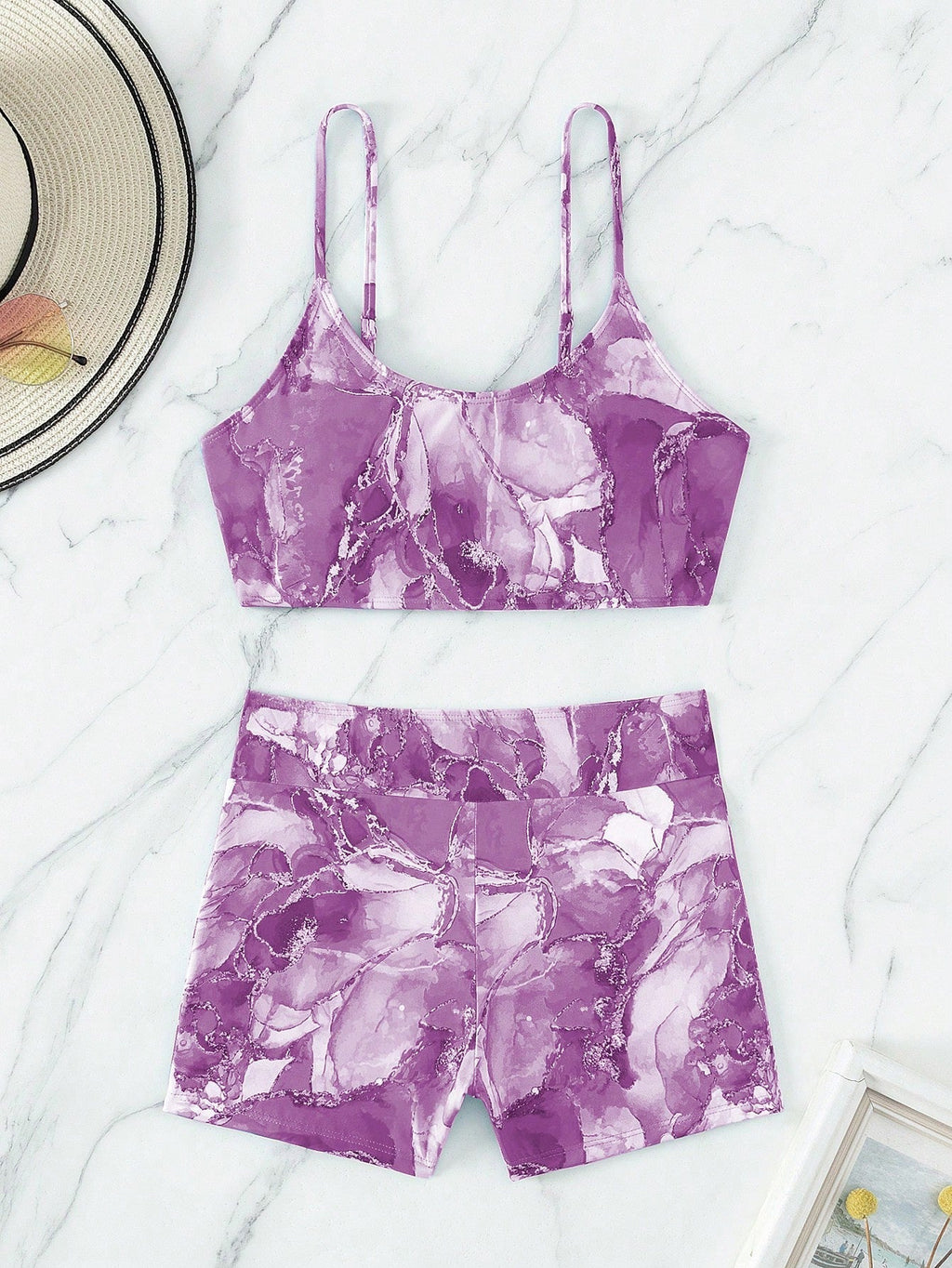 Swimsuit Women Tie Dyed Split Two Piece Set Printed Bikini Swimsuit Bella Mia