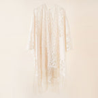 Lace Large Shawl Leaky Lace Cardigan Sun Protection Clothing Beach Cover Up Sun Protection Shawl Bella Mia