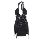 Sexy Slim Fit Hollow Out Cutout Dress Women Spring Sexy Backless Hip Dress Bella Mia