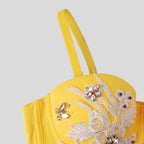 Luxury Diamond Floral Sexy Sexy High Sense Design Corselette Bella Mia