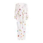 Polyester Printed Long Sun Protection Cardigan Women Swimsuit Outer Beach Cover Up Women's Vacation Beach Coat Bella Mia