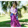 Beach Cover-up Chiffon Printed Cardigan Robe Vacation Beach Dress Bikini Sun Protection Cardigan Bella Mia