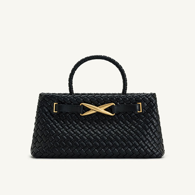 Woven Bag High Grade Handmade Women Woven Bag Casual Large Capacity Bag High Quality Handbag Bella Mia