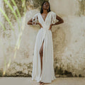 Spring Women Rope Strapless Sexy Halter Loose Vacation Beach Dress Women Bella Mia
