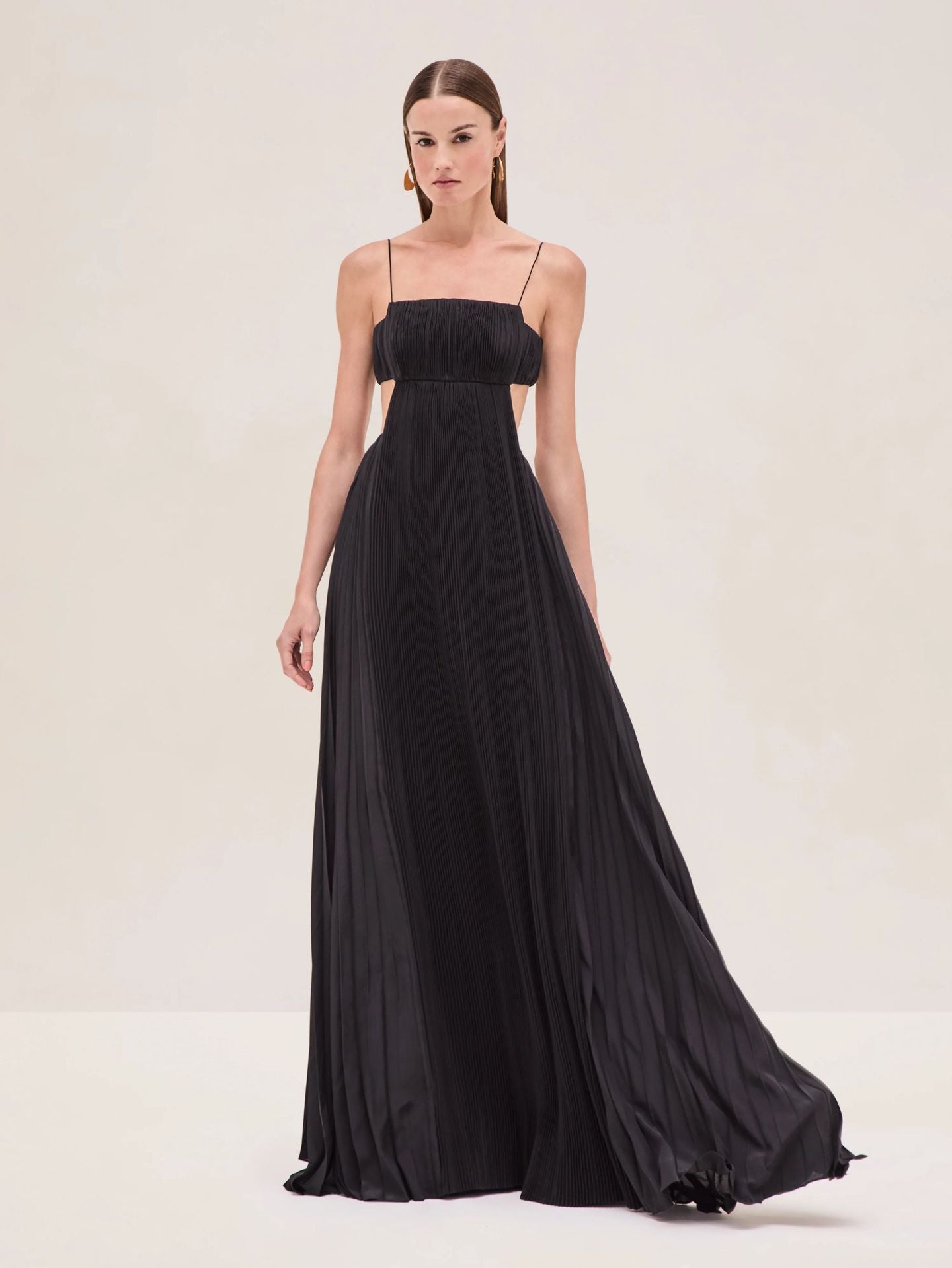 Women Summer Cami Dress Sexy Pleated Backless Dress Bella Mia