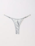 Sexy Women Adjustable Personalized Bronzing Solid Color Shorts Bella Mia
