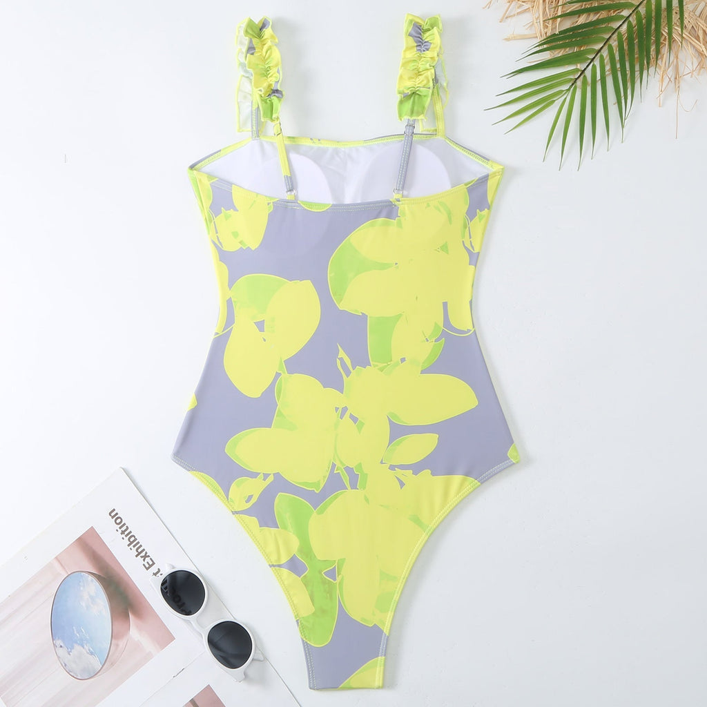 One Piece Sexy Swimsuit Women Slimming Chiffon Skirt Swimsuit Outfit Bella Mia