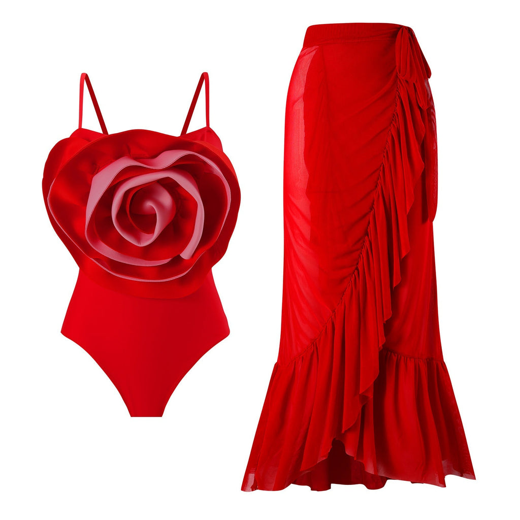Covered Belly Backless Sexy Spring Swimsuit Women Slim Beach Dress Bella Mia
