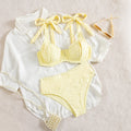 Bikini Sexy Split Two Piece Set Swimsuit Solid Color Bikini Swimsuit Bella Mia