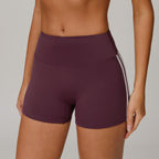 Nude Feel High Waist Yoga Shorts Peach Skinny Hip Raise Shorts Women Outer Wear Exercise Workout Pants Bella Mia