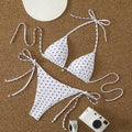 Swimwear Women Split Tight Dot Sexy Bikini Triangle Printed Swimsuit Bella Mia