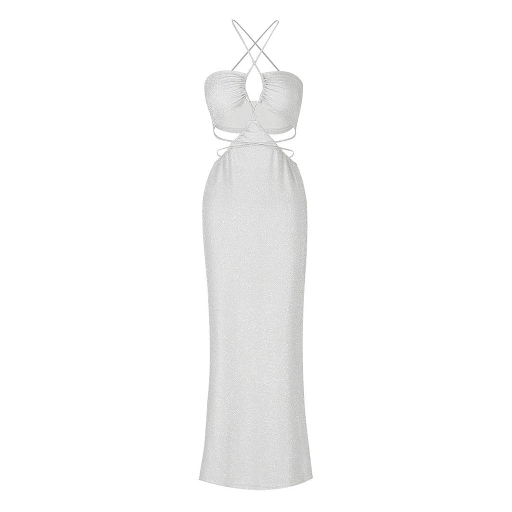 Sexy Cutout Siamese Beach Women Dress Solid Color Bella Mia