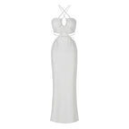 Sexy Cutout Siamese Beach Women Dress Solid Color Bella Mia