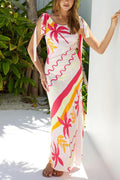 Spring Summer Printing Sexy Lacing Dress Women Bella Mia