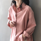 Simple Graceful Shirt Women Spring Loose Casual Shirt Bella Mia