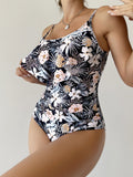Bikini Floral Vintage Sexy Siamese Bikini Swimsuit Swimwear Women Bella Mia