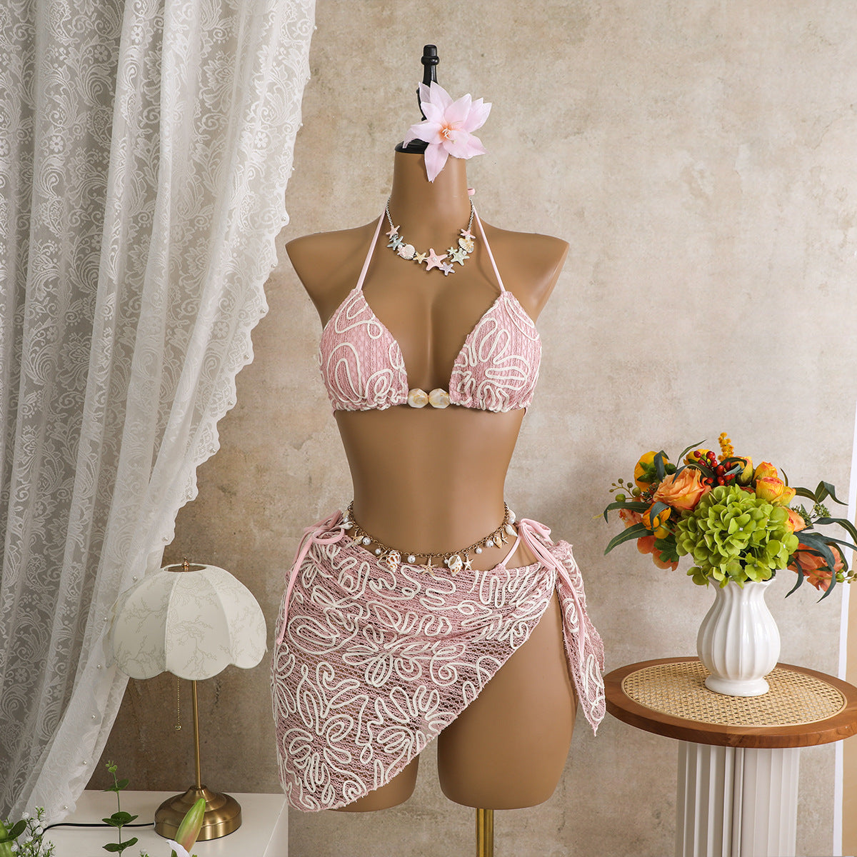 Sexy Island Vacation Sexy Bikini Three Piece Sets Beach Spring Swimsuit Women Bikini Bella Mia