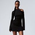 Women Leopard Print Sexy Backless Slim Fit Sheath Dress Bella Mia
