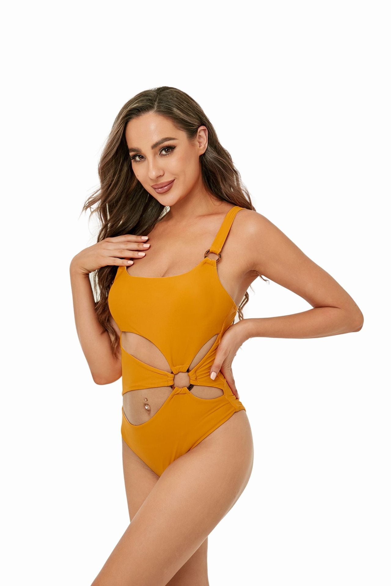 Women Sling Halter Bikini Swimsuit One Piece Sexy Triangle One Piece Swimsuit Bella Mia