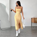 Women Clothing Fresh Sweet Spring Summer Younger Floral Midi Dress Bella Mia