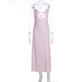 Summer Sexy Wind Cutout Sling Backless Slim Tall Looking Split Dress Bella Mia
