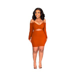 Sexy Slim Fit All Match Off The Shoulder Strap Mini Sheath Dress Bella Mia