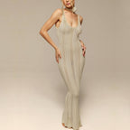 Spring Summer Women Clothing Backless Sexy Hip Knitwear Beach Dress Blouse Dress Bella Mia