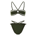 Miniature Three Point Solid Color Bikini Sexy Split Swimsuit Women Bikini Bella Mia
