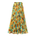  mesh long dress