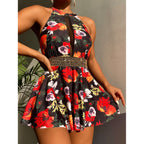 Conservative Swimsuit Printed Swimsuit Women One Piece Beach Dress Swimwear Bella Mia