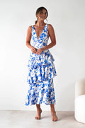 Summer Women Clothing Vacation Backless Deep V Plunge neck Sexy Sling Dress Bella Mia