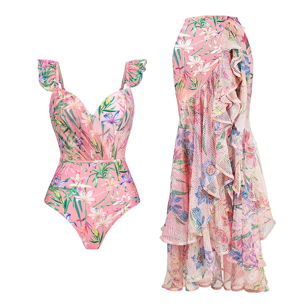 One Piece Swimsuit Women Holiday Suit Skirt Swimsuit Bella Mia