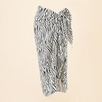 Chiffon Printed Beach Cover up Sexy Slit Skirt Vacation Skirt Beach Cover Up Women Bella Mia
