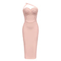 Dress Simple Sexy Sling Slim Fit Oblique Shoulder Party Dress Women Dress Bella Mia